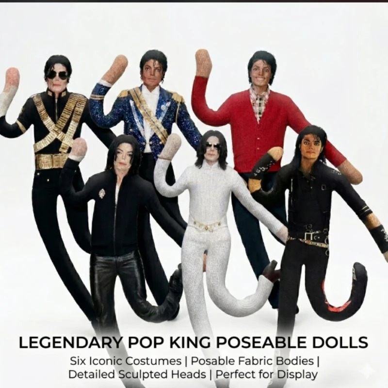 Evoker Cosplay Prop - Bambola di Peluche Michael Jackson per