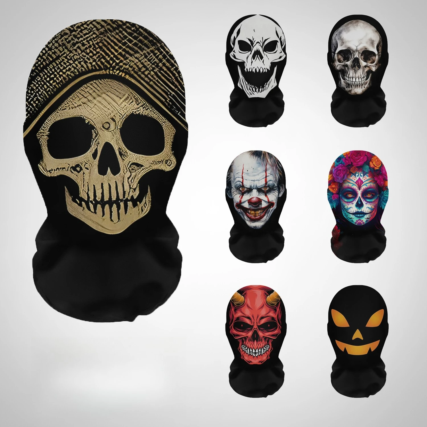 Free Cosplay Prop Patterns - Maschere terrore di Halloween Stampa 3D