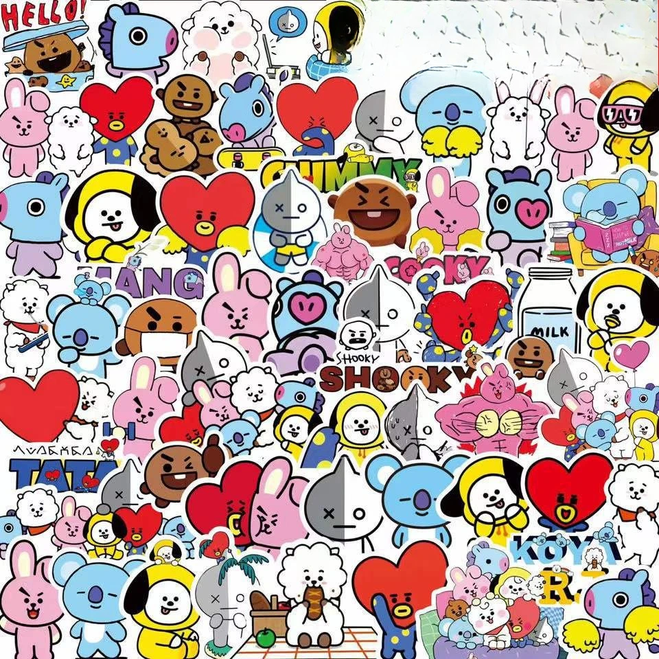 Adesivi Kawaii BT21 per Valigi - Evoker Cosplay Prop recensione e prezzo