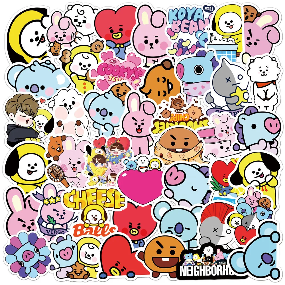 Adesivi Kawaii BT21 per Valigi - Evoker Cosplay Prop recensione e prezzo