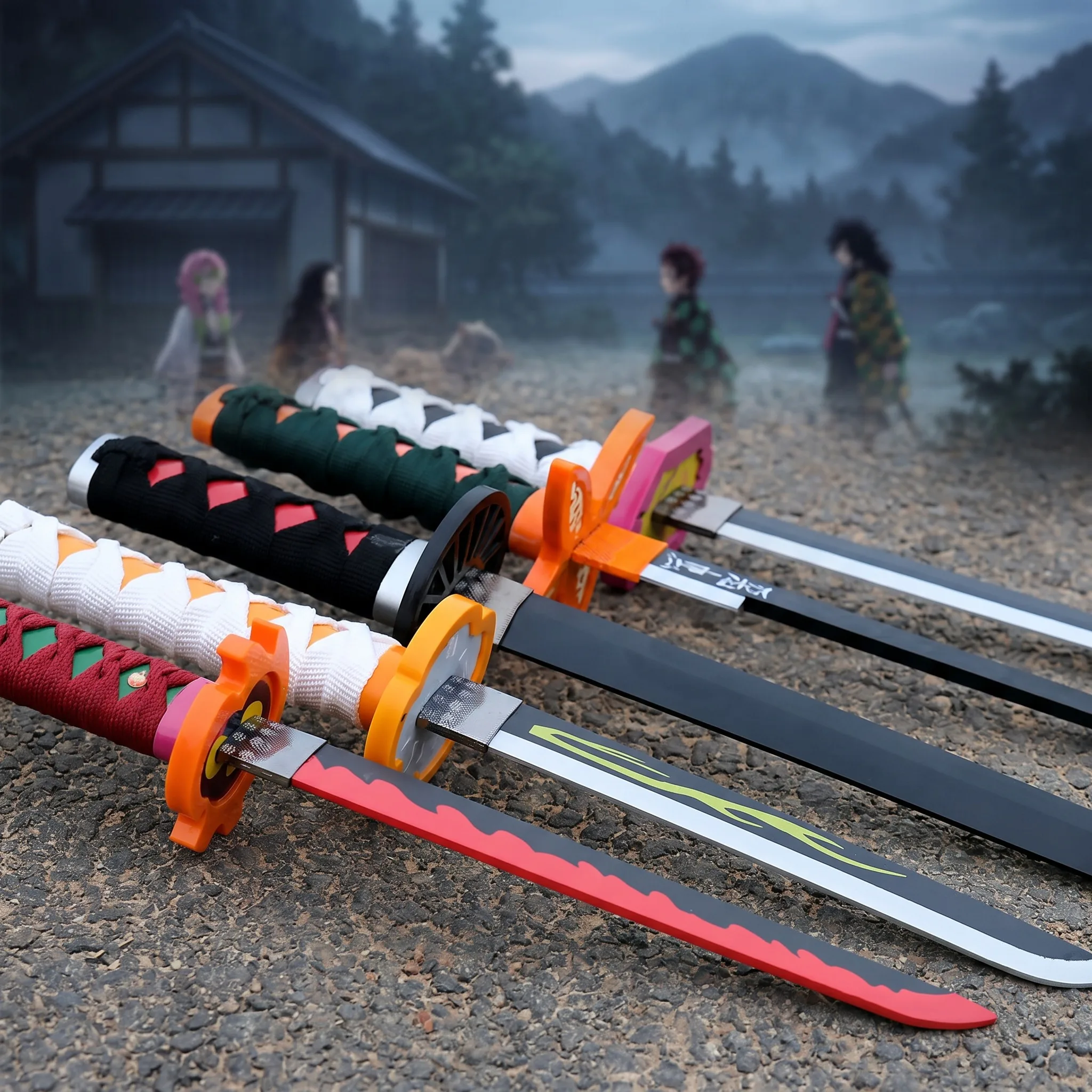 Katana Demon Slayer 72-104cm T - Cosplay Prop Display recensione e prezzo